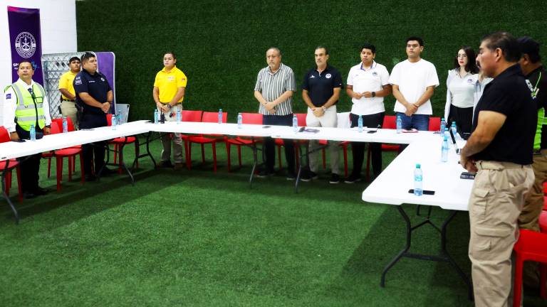 Se llevó a cabo la junta de seguridad entre autoridades.