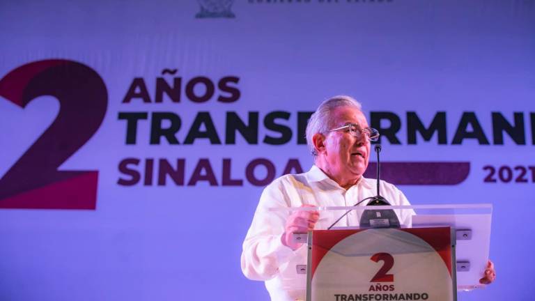 Durante su Informe de Gobierno, Rubén Rocha Moya utilizó expresiones que generaron polémica.