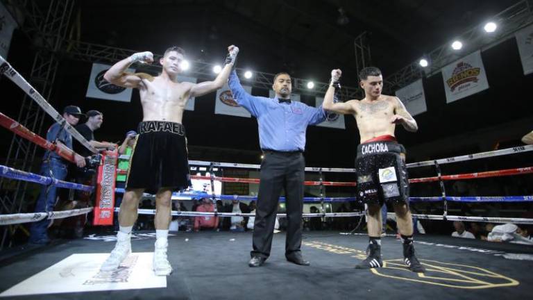 Alfonso ‘Muñeco’ Álvarez y Ángel ‘Cachora’ Aguilar terminaron empatados en la pelea estelar de la función “Sangre Nueva III”.