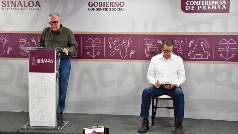 El Gobernador de Sinaloa Rubén Rocha Moya reconoce que sí hay desplazados por violencia en Choix.