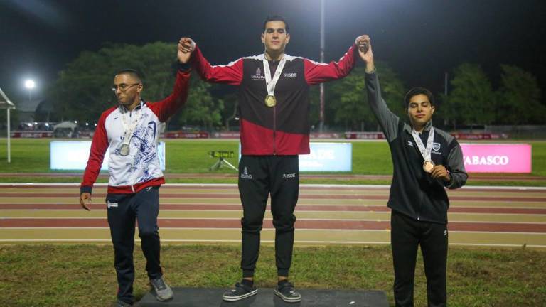 José Rodríguez culminó en lo más alto del podio de los 100 metros planos Sub 20.