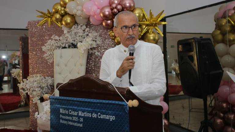 Humberto “Pini” Bernal fue renovado como presidente del Club Rotario Mazatlán Oriente para el periodo 2025–2026.