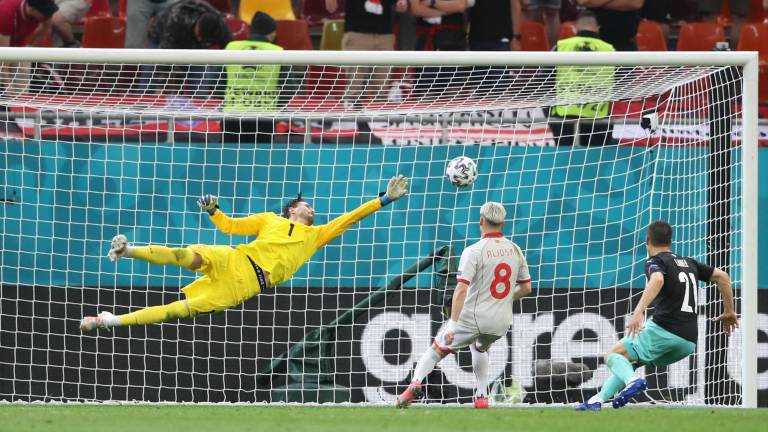 Austria logró un convincente triunfo ante Macedonia del Norte.