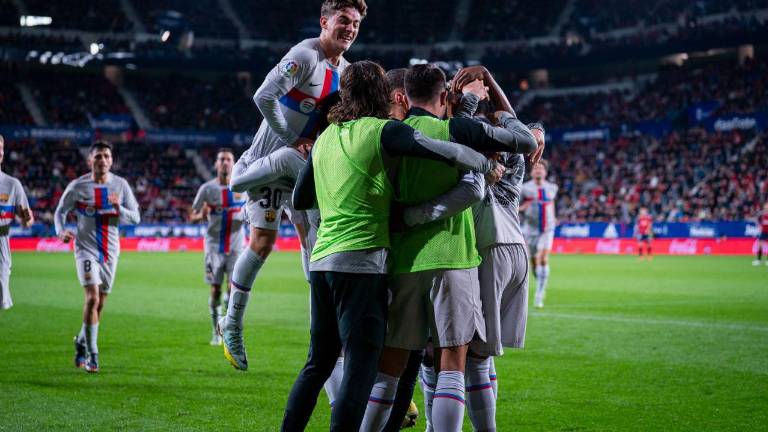 Barcelona supo encontrar la manera para concretar la voltereta ante el Osasuna.