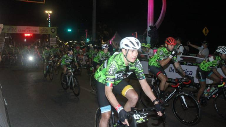 El evento ciclista arrancó desde las 6:00 horas, aproximadamente, de este domingo.