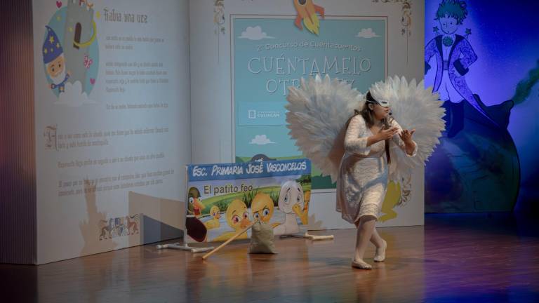 Los pequeños durante la final del concurso ‘Cuéntamelo otra vez’.