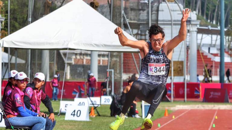 El culiacanense Jorge Benjamín González Sauceda competirá en salto de longitud T13.