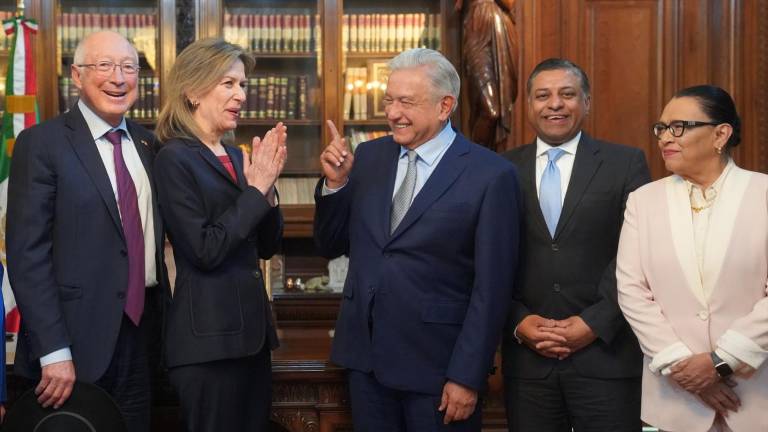 AMLO se reunió con Elizabeth Sherwood-Randall, asesora de Seguridad Nacional de la Casa Blanca.