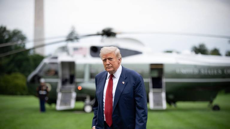 El Presidente de Estados Unidos, Donald Trump, presume que México y Canadá hacen lo que les piden.
