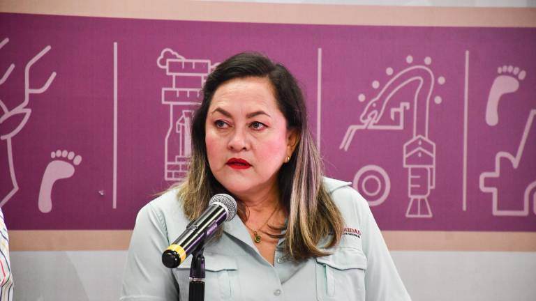 Verona Hernández, vocera de la Secretaría de Seguridad Pública de Sinaloa.