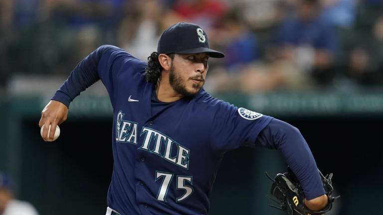 Andrés Muñoz logró su segundo rescate de la temporada con los Marineros de Seattle.
