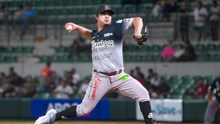 El relevista Sasagi Sánchez estuvo brillante con Tomateros de Culiacán.