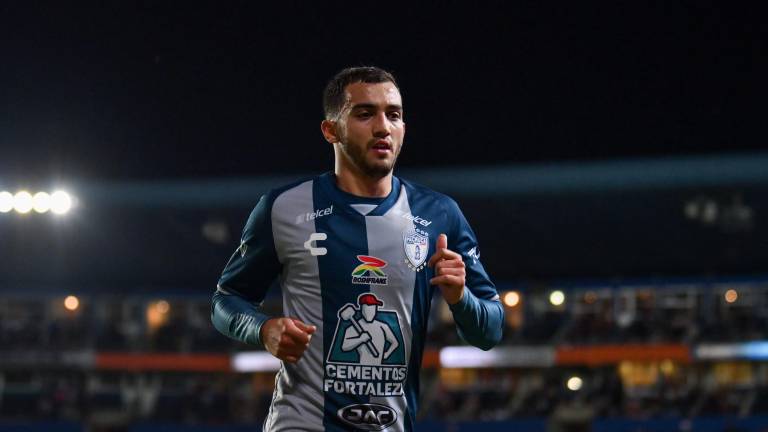 Luis Chávez, en un juego de Pachuca.