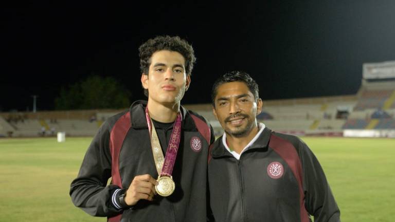 José Jaime Rodríguez se llevó uno de los dos oros para Sinaloa en el atletismo.