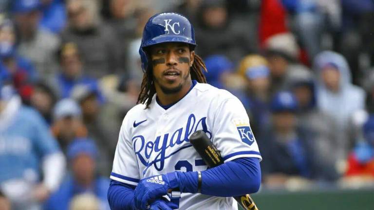 Adalberto Mondesí jugó hasta 2022 con los Reales de Kansas City.