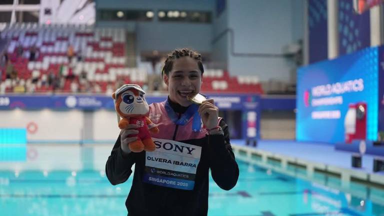 Osmar Olvera, elegido el mejor clavadista del Mundial de Singapur 2025 tras romper la hegemonía china.
