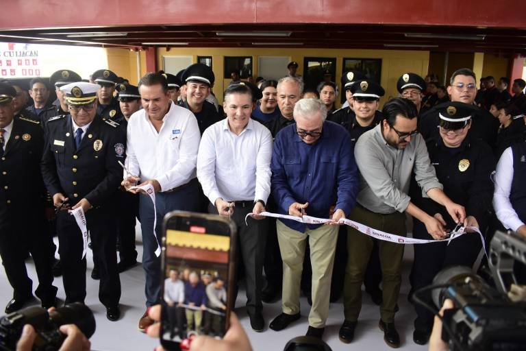Inauguran estación de bomberos en sector La Conquista, en Culiacán