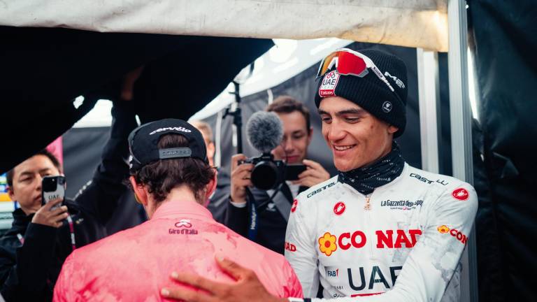 Isaac del Toro buscará replicar en la Vuelta a España lo hecho en el Giro de Italia.