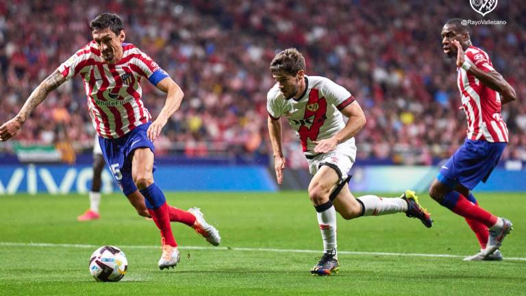 El Atlético no pudo doblegar al Rayo Vallecano, para terminar con repartición de puntos.