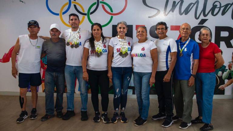 Los atletas sinaloenses llegan cargados de medallas.