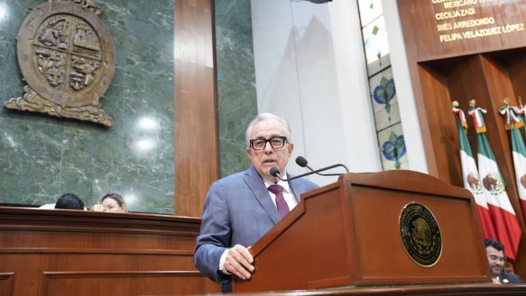 El Gobernador del Estado Rubén Rocha Moya promete restablecer la seguridad en Sinaloa.