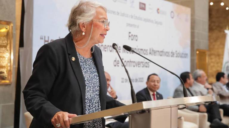La Senadora morenista, Ólga Sánchez Cordero, acusó a los legisladores de ambas cámaras de llevar procesos atropellados.