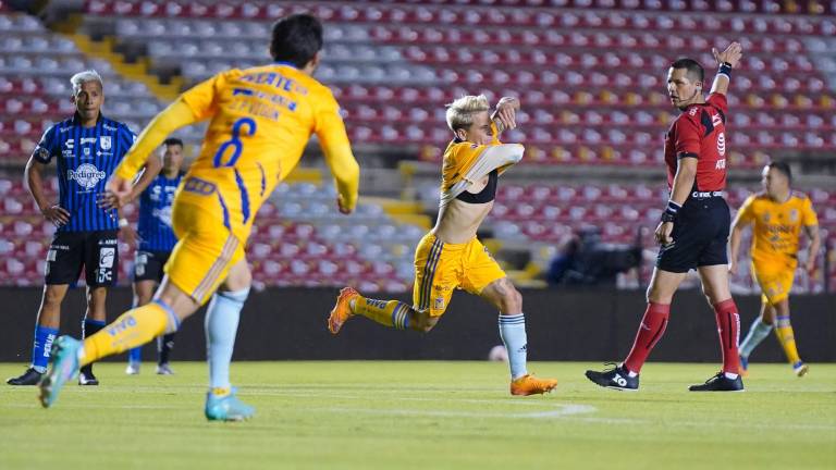 Yeferson Soteldo se fue expulsado tras celebrar su gol.