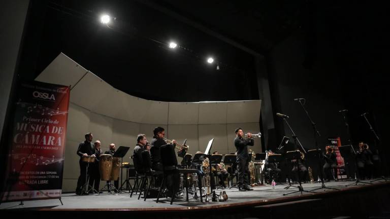 Agrupaciones de metales participaron en el último concierto del ciclo de Música de Cámara de la OSSLA.