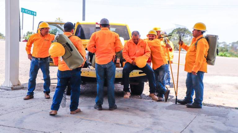 En la comunidad de Potrerillos, en Concordia, se integró una nueva brigada contra incendios forestales.