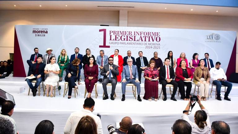 El Grupo Parlamentario de Morena en el Congreso del Estado presentó su Primer Informe Legislativo.