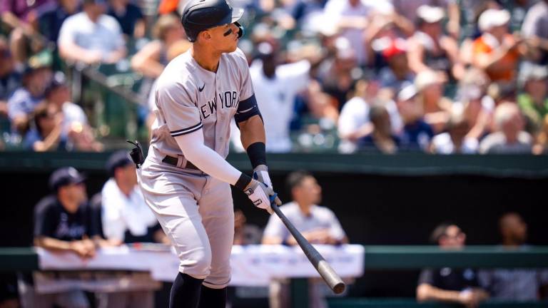 Aaron Judge se mantiene con su sólida temporada para los Yanquis de Nueva York.