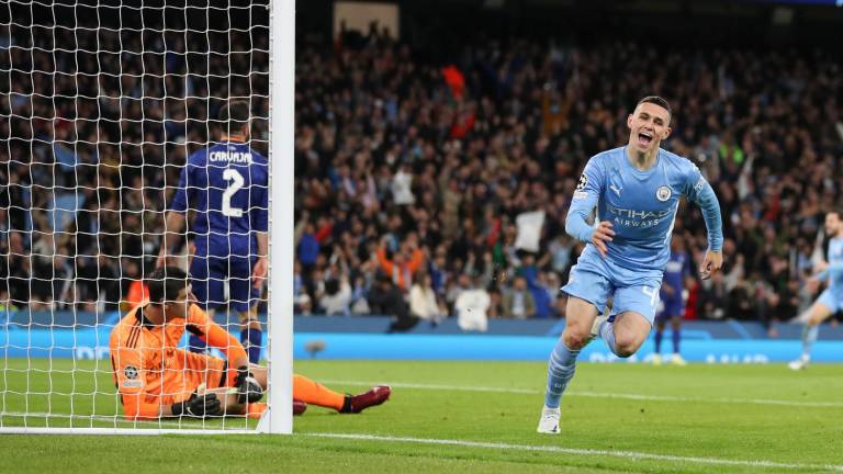 Phil Foden fue el autor del tercer gol para el Manchester City.