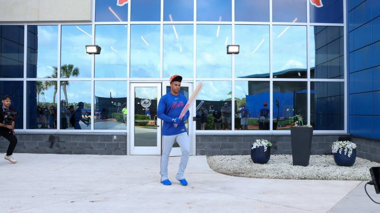 Juan Soto ya reportó a los entrenamientos de los Mets, que lo adquirieron el pasado mes de diciembre.