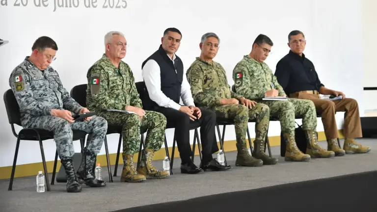 La última reunión del Gabinete de Seguridad federal en Sinaloa se realizó en la Base Aérea Militar de Culiacán el pasado 20 de julio.