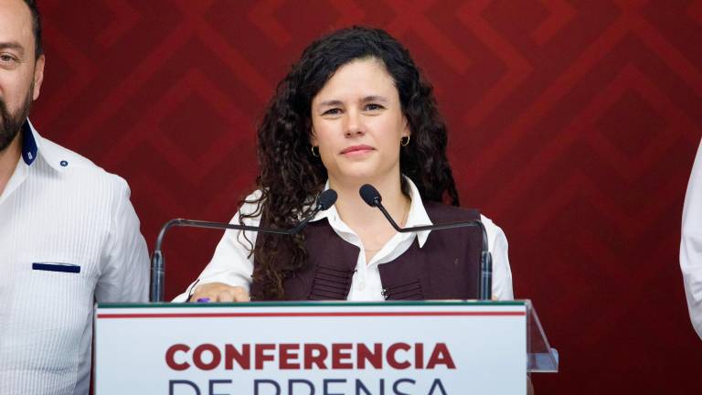 Luisa María Alcalde, dirigente nacional de Morena.