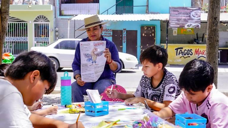 El taller lo impartió la maestra Ángela Camacho.
