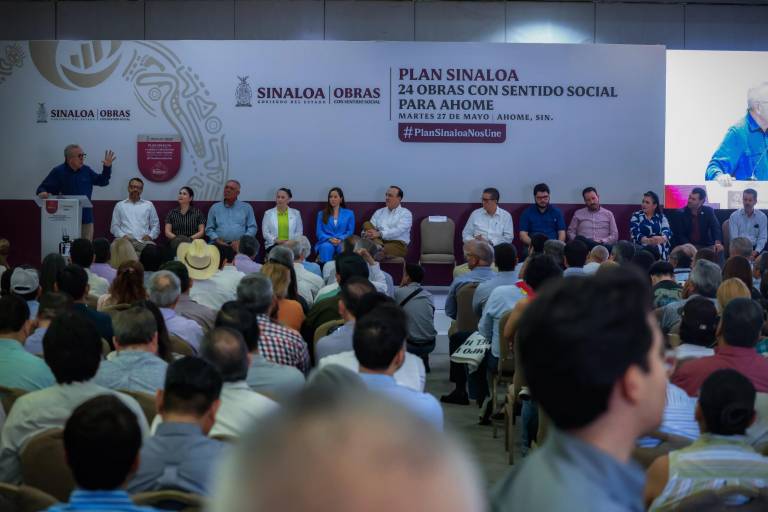 Rocha Moya presenta el Plan Sinaloa de Reactivación Económica y Social para Ahome
