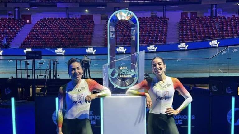 Luz Daniela y María Antonieta Gaxiola se codearon con las mejores ciclistas del mundo en la pista.