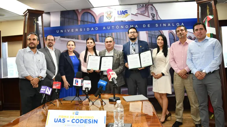 Firma de convenio con la UAS y Codesin.