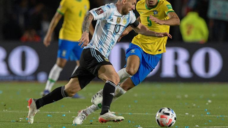 Lio Messi no brilló como se esperaba en el juego ante Brasil.