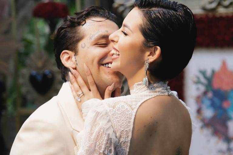 Christian Nodal y Ángela Aguilar se casaron
