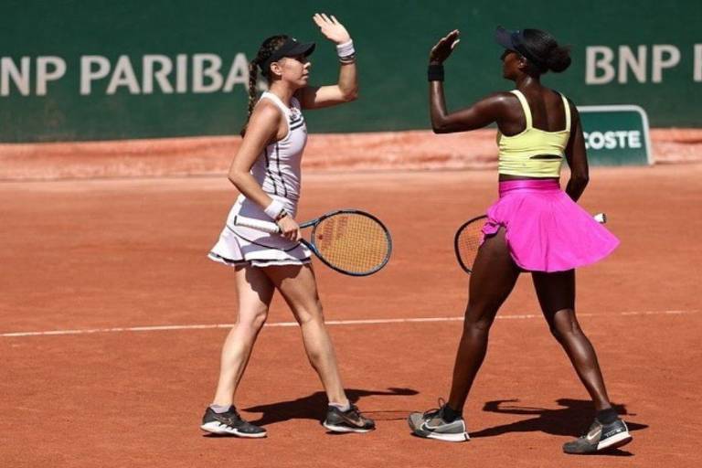 Giuliana Olmos se despide de Roland Garros