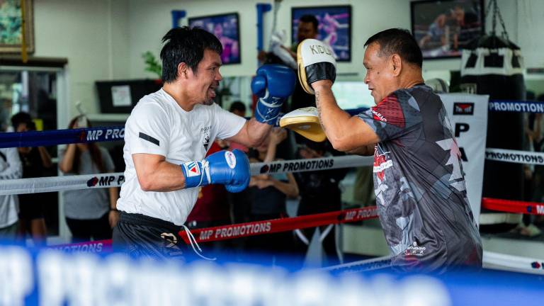 Manny Pacquiao vuelve al ring este sábado.