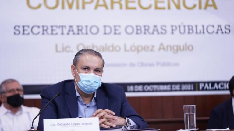Osbaldo López Angulo, Secretario de Obras Públicas de Sinaloa.