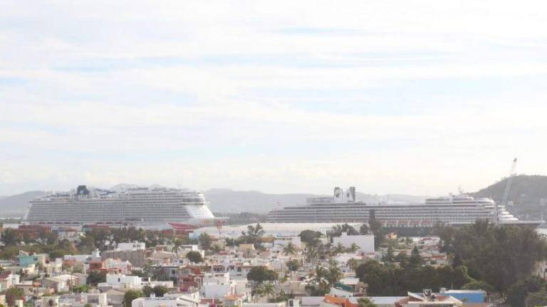 Los cruceros dejaron de venir a Mazatlán por la pandemia en 2020.