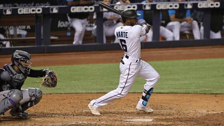 Starling Marte tuvo una sólida semana ofensiva en la Liga Nacional.