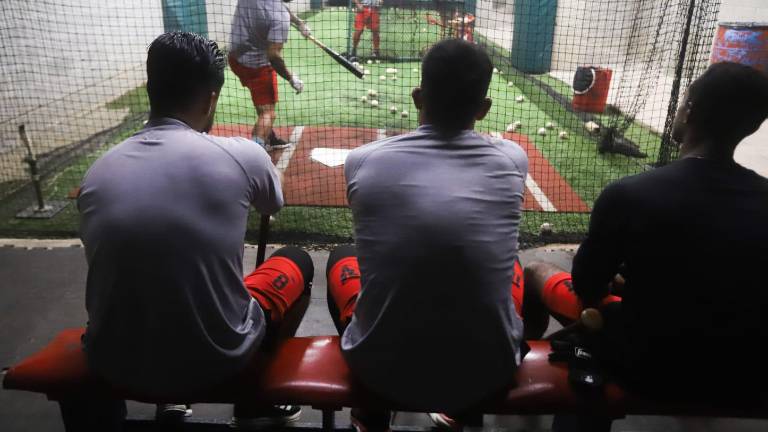 Venados de Mazatlán compartió la práctica en la jaula de bateo y en el terreno de juego del Teodoro Mariscal.