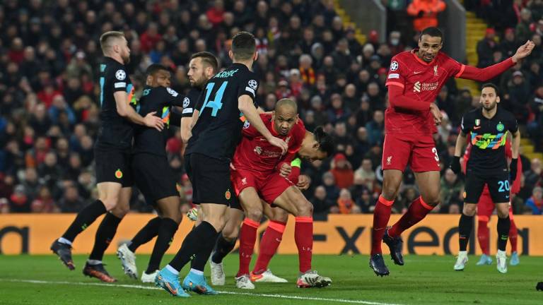 Liverpool sufrió más de la cuenta, pero al final eliminó en octavos de final del Inter de Milán.