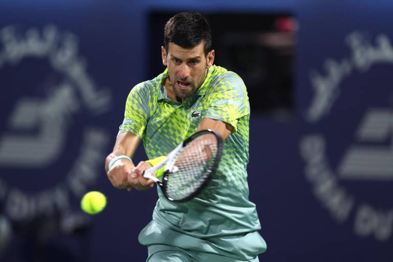 Novak Djokovic cae por primera vez en 2023, al sucumbir en Dubái