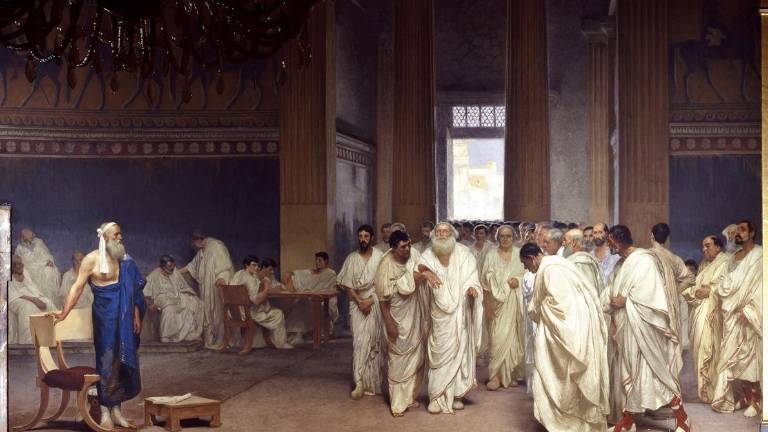 Cesare Maccari, Appio Claudio ciego es introducido al senado, 1888.